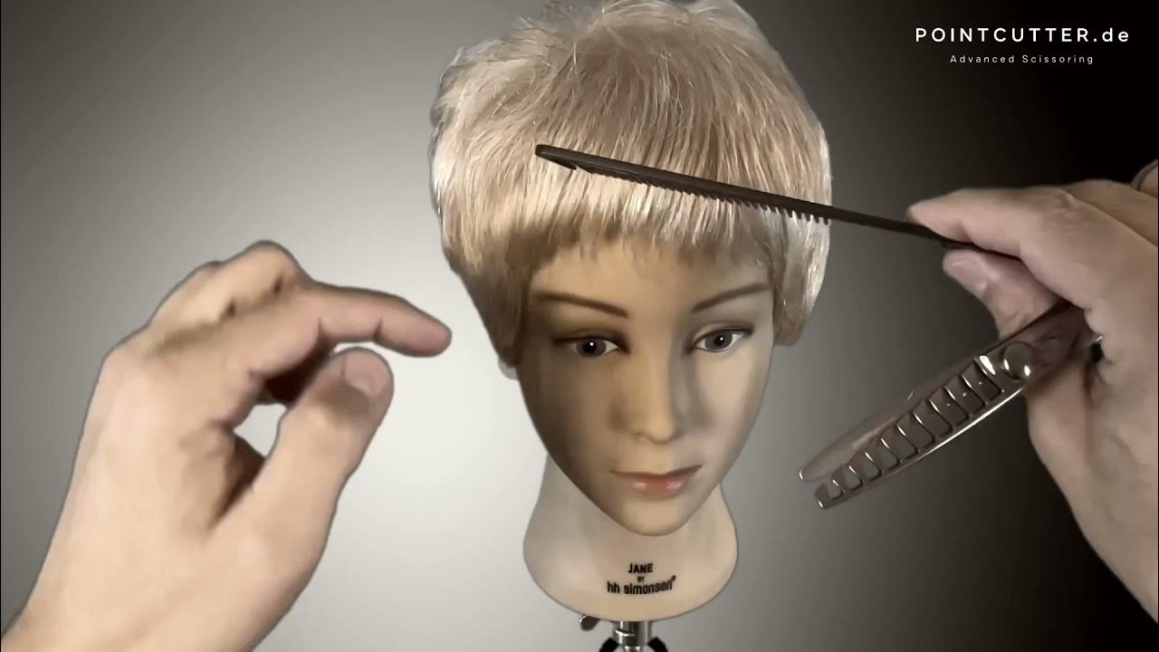 ICONIC PIXIE HAIRCUT TUTORIAL Short nape, scissor over comb technique