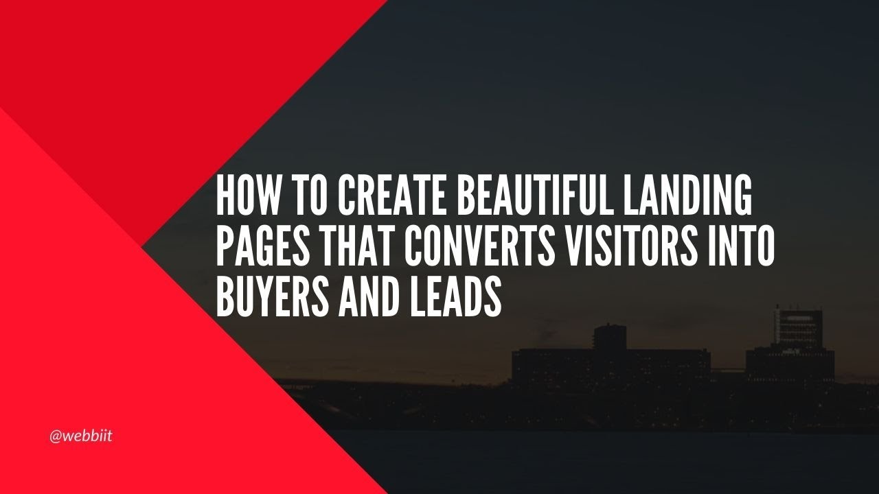 Create Beautiful Sales Pages, that Convert Your Visitors Into Customers