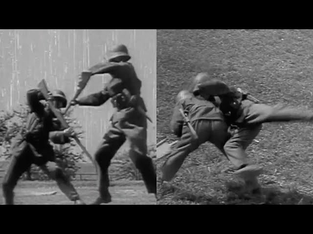 Waffen SS u0026 Werhmacht hand-to-hand combat training class=