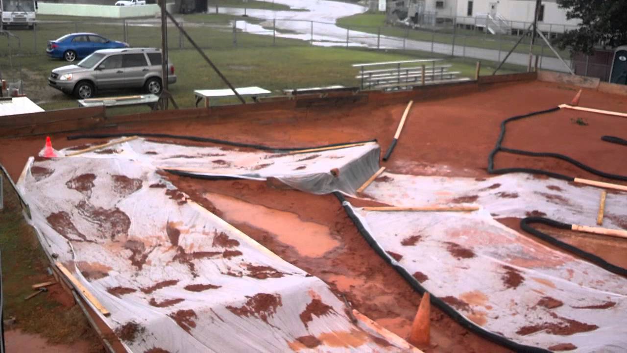 tarantula spider Raining at Miami rc race way