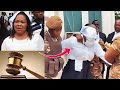 Sad! Nana Agradaa Shed Tears In court today, begs for appeal. seen dragging out by prison guards