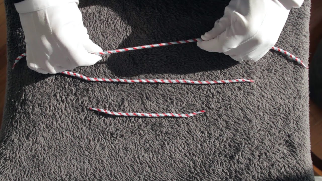 How To Perform The Three Length Ropes Trick Magic Triple Rope Trick - YouTube