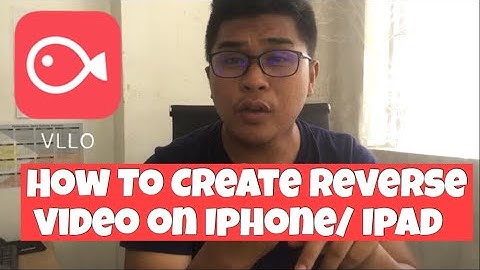 How to create a reverse video on IPhone / IPad (Tagalog) | ENGR. SHERDS