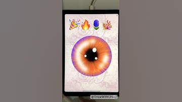 Digital Emoji Eye Mix on Request 😍 #procreate #ibispaintx #emojimix #colourmixing #colormixing #fyp