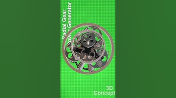 Mesmerizing Gear & Radial Engine Combo #shorts #shortvideo #science #sciencefacts #engineering