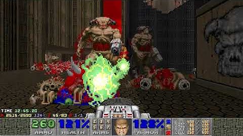 Doom 2 Cryogenics - MAP 3 UV-MAX [TAS] in 14:29