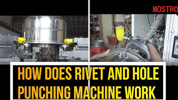 How does Rivet and hole punching machine Work for cookware-A student vlog at MOSTRO internship 1