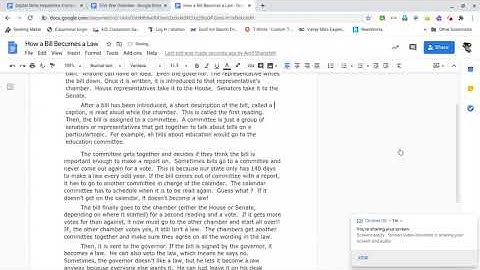 Using Suggestion Mode in Google Docs