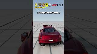 Cars VS Piano Crash Test  #beamngdrive #beamngexperiments #beamng