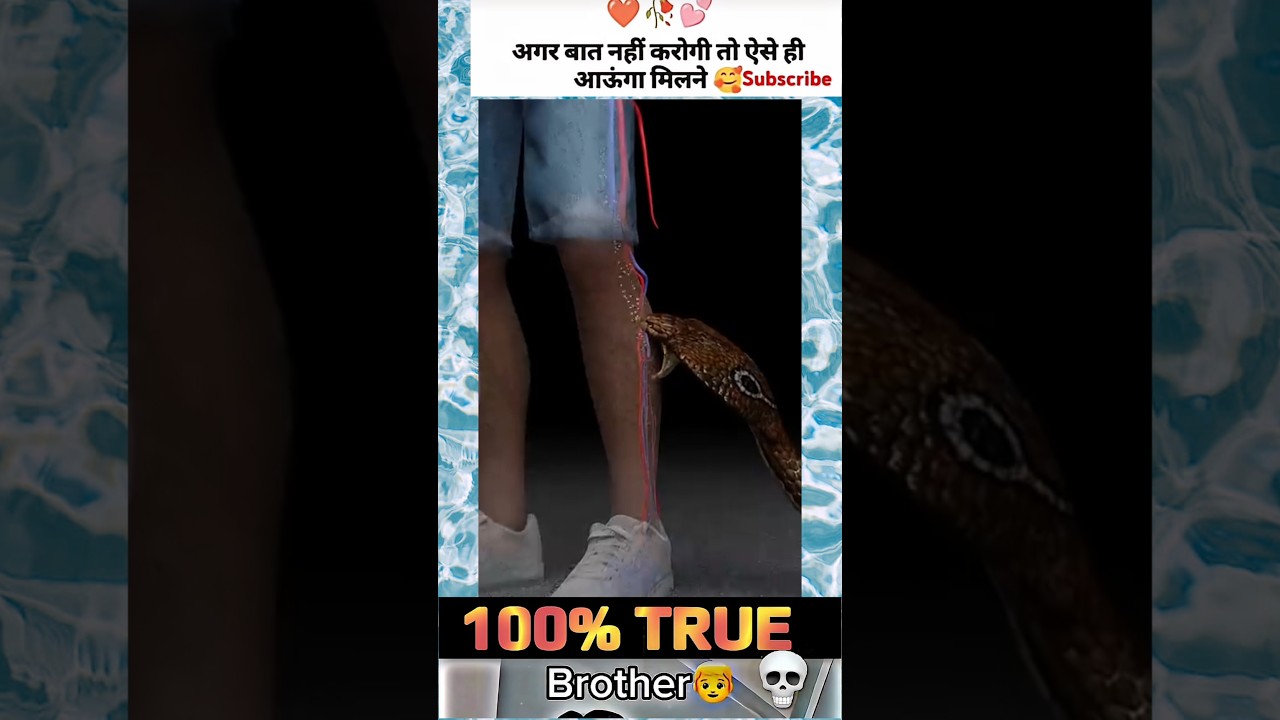 “Snake Bite in Human Body 😱 (3D Animation)”