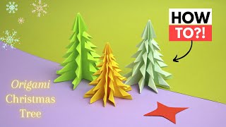 ORIGAMI PAPER CHRISTMAS TREE | 3D Paper Christmas Tree | CHRISTMAS DECORATION IDEAS screenshot 5