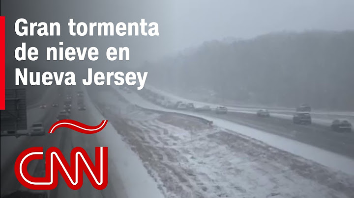 Así quedó Nueva Jersey tras la tormenta de nieve