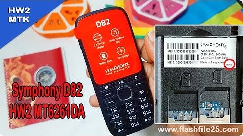 Symphony D82 MTK Flash File (HW2) 100% Tested MT6261DA
