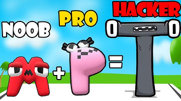 NOOB vs PRO vs HACKER - Merge Alphabet Letter lore Part 9