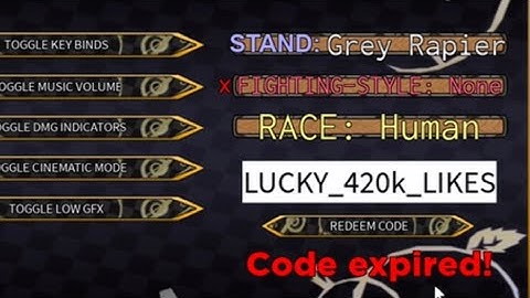 [YBA] New Lucky Arrow Code be like...