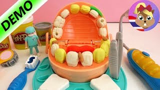 รีวิวของเล่นเพลย์โด คุณหมอฟัน ทำฟันปลอมสีทอง | ชวนเล่น ชุดคุณหมอฟัน ถอน, อุด, ใส่ฟันปลอม สนุกสุดๆ