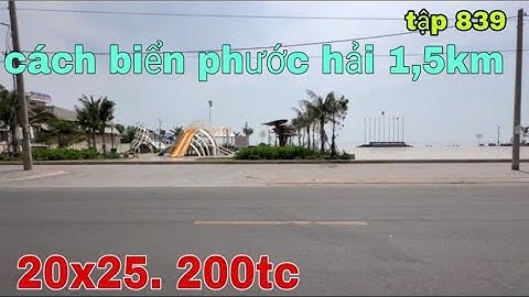 RẤT THÍCH HỢP ĐẦU TƯ HOẶC MUA LÀM BIỆT THỰ NHÀ VƯỜN NGHĨ DƯỠNG.ĐI BỘ RA QUẢNG TRƯỜNG BIỂN PHƯỚC HẢI 