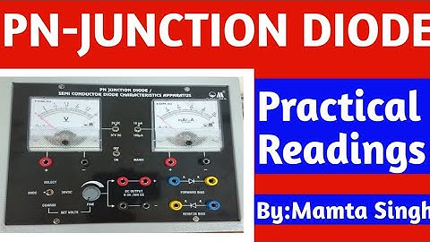 I-V Characterstic Curve for PN Junction Diode ||Class12||Physics Practical