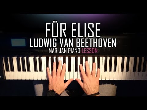 Cara Bermain: Ludwig Van Beethoven - Für Elise | Piano Pelajaran Tutorial