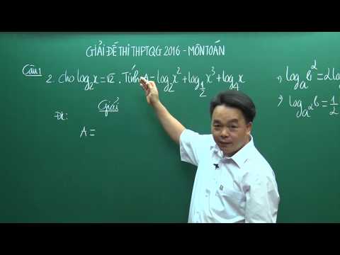 Thi THPTQG - Đề thi THPTQG 2016 - Thầy Lê Bá Trần Phương - Hướng dẫn giải đề môn Toán (P1)