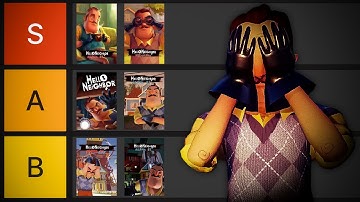 Ranking EVERY Hello Neighbor Game...
