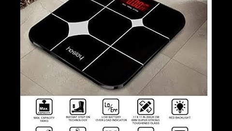 Unboxing and Review of Hesley Weighing Scale with advanced Step on Technology for Home (Black)