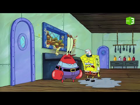 سبونج بوب يبكي وسلطع يعلمه القيادة MBC3
