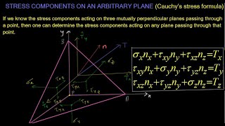 4.  Cauchy's Stress equation