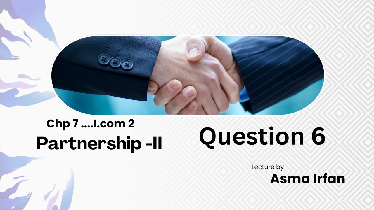 Chp 7|| partnership account||I.com 2