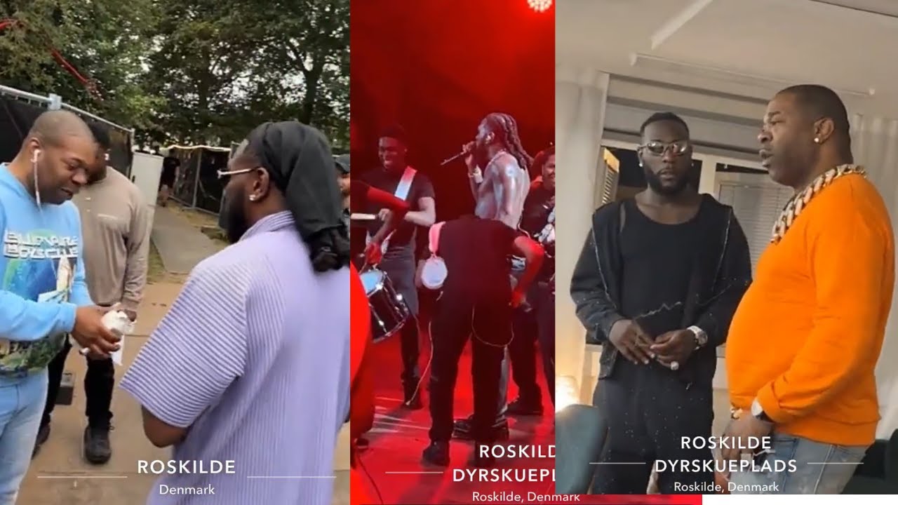 Buster Robs Rapper Burna Boy Meets With American Rapper Buster Rymes Shutdowns Denmark ...