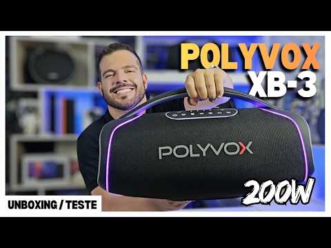 🔵 POLYVOX XB-3: Fui surpreendido… que caixa é essa?!🔥