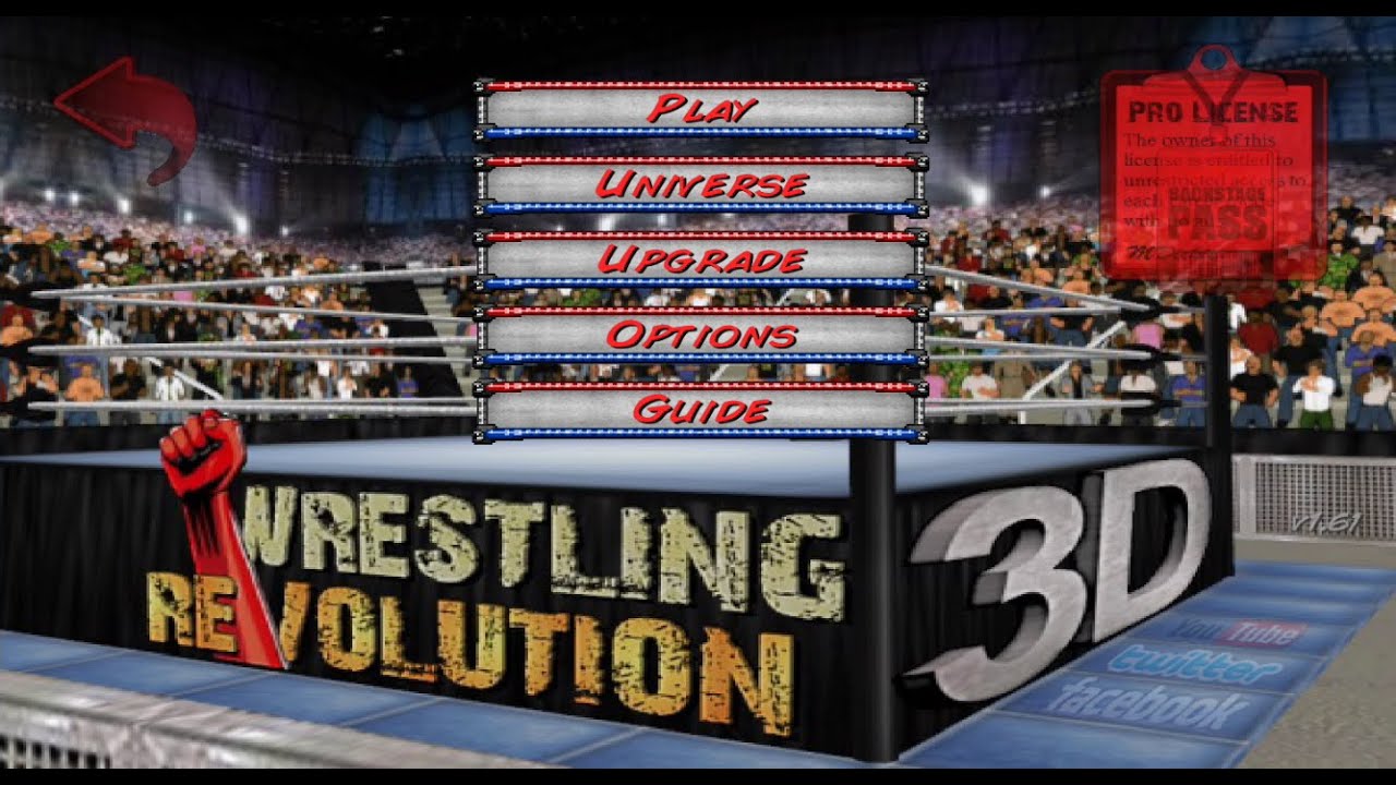 Game Wrestling Revolution 3D- Basic Training