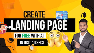 Create Stunning Landing Pages for Free with AI Tools | Easy Tutorial