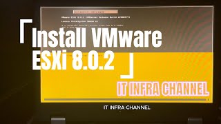 INSTALL VMWARE ESXi 8.0.2 on Lenovo Server !!!