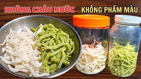 Mứt Dừa Không Chảy Nước – Không Phẩm Màu – Giòn Dẻo Tự Nhiên, Để 3 Tháng Không Hỏng!