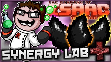 The Binding of Isaac: Afterbirth+ - Synergy Lab: ULTIMATE UNSTABLE NUCLEAR BALL OF POWER!