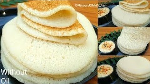सिर्फ 5 min में बिना तेल के सॉफ्ट व जालीदार अप्पम खाते ही सबका मूड बन जायेगा | How To Make Appam