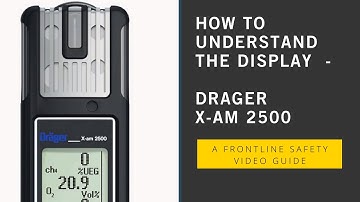 Drager X-am 2500 - How to Understand the Display