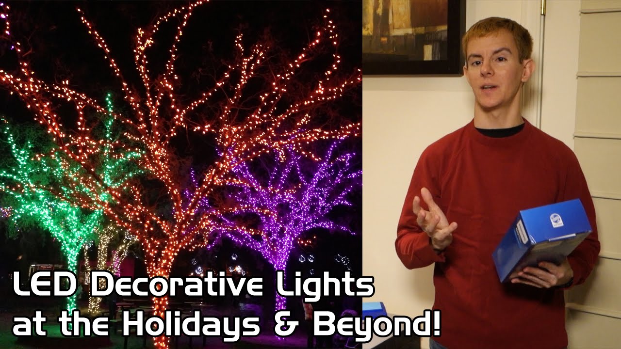 How to use LED Holiday Lights beyond the Holidays! YouTube