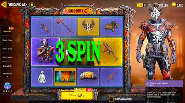 3 Spins on New Volcanic Ash Draw | Legendary OTs 9 Malebranche & Codename Lazarus Demonic Warrior