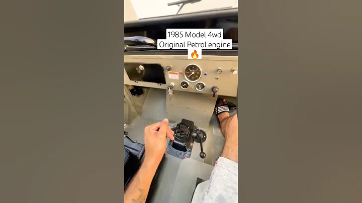 CJ4A 1985 Model 4WD Original Petrol Jeep #cj4a #oldjeep #petroljeep #shorts #willysjeep