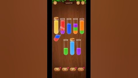 "Sorted to perfection!" 🎨✨💦 #WaterSortPuzzle #ColorSortGame #level54