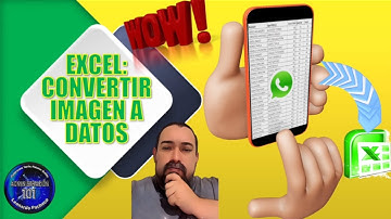 Convertir Imagen a Datos en Excel!