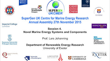 Underwater Acoustic Condition Monitoring and Novel Mooring Tether - Prof. Lars Johanning