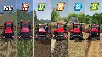 Case IH Quadtrac With Big Cultivator | Fs13 vs Fs15 vs Fs17 vs Fs19 vs Fs22 vs Fs25