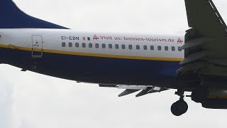 Ryanair Boeing 737-8As Ei-Ebn Visit Us Bremen-Tourism.de Livery Landing Berlin Tegel