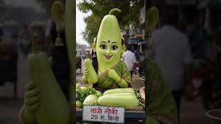 #AIArt #CreativeIndia #BottleGourdArt #DigitalCreativity #ViralVideo #LaukiLover