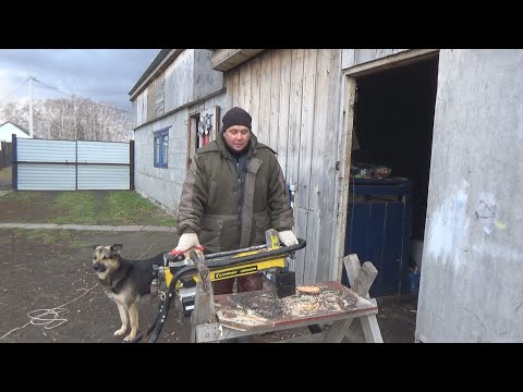 Дровокол CHAMPION LSH5001H. Гидравлический дровокол. Обслуживание дровокола