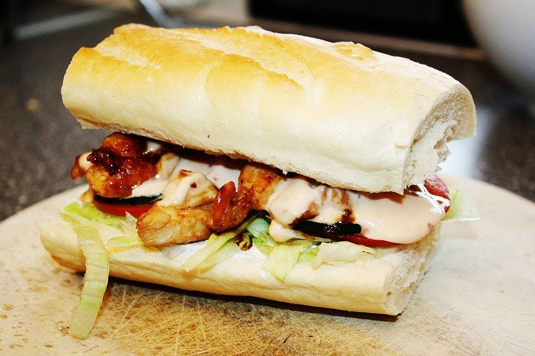 REZEPT: CHICKEN TERIYAKI SUB - SANDWICH - schnell ...