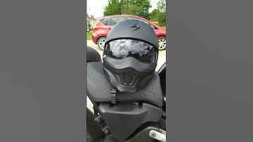 scorpion exo combat ##helmet #mt03 #motorcycle #yamaha #biker#motorcyclehelmets#youtubeshorts